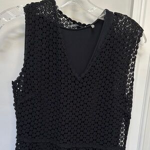 Elie Tahari sz 2 beautifully made blk dress worn once